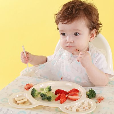 아기식탁커버 일회용 턱받이 생분해 비닐 10매 | babyclo